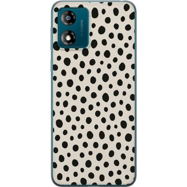 Motorola Moto E13 Genomskinligt Skal Dot Dance