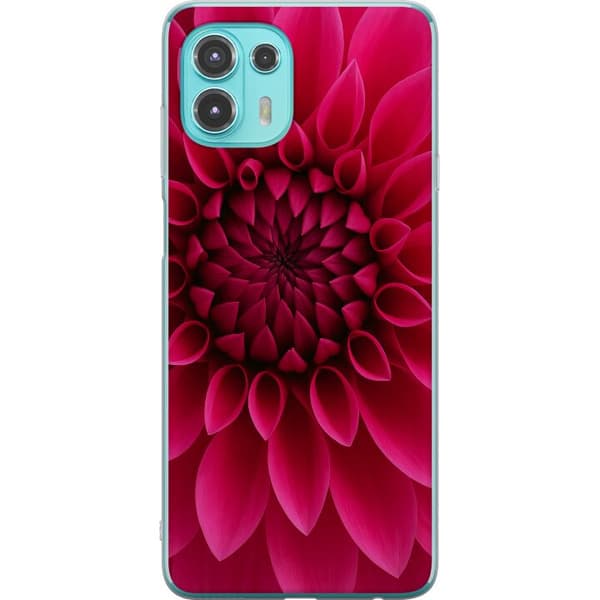 Motorola Edge 20 Lite Läpinäkyvä kuori Rosecore