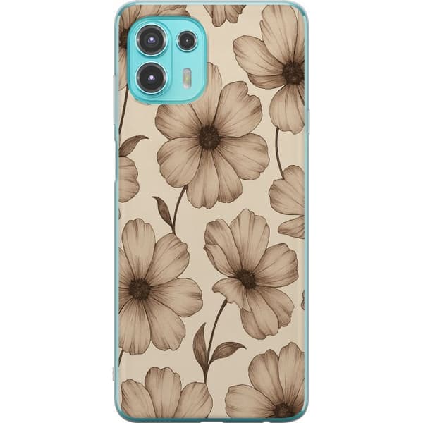 Motorola Edge 20 Lite Gennemsigtig cover Pastel Rush