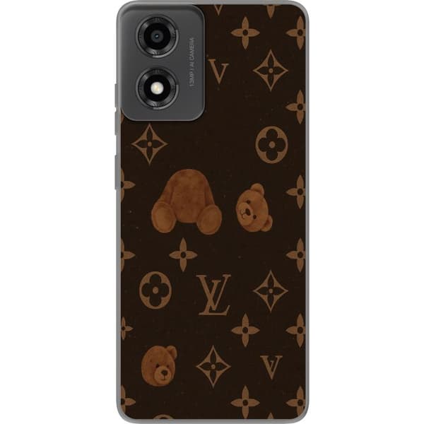 Motorola Moto E14 Genomskinligt Skal Plush Luxe