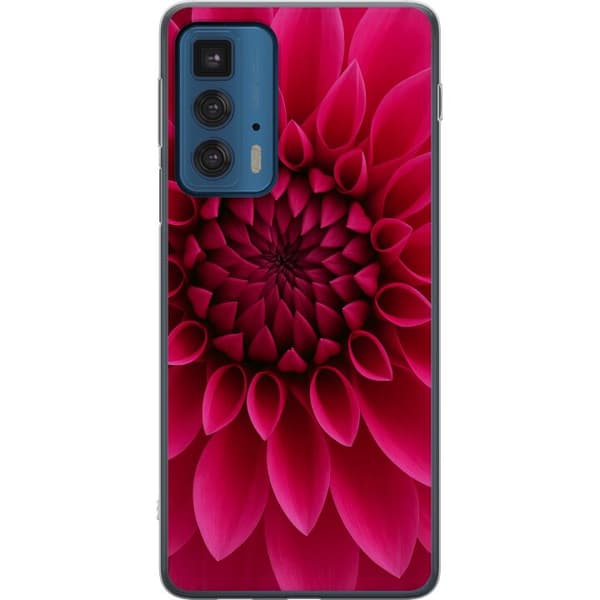 Motorola Edge 20 Pro Genomskinligt Skal Rosecore