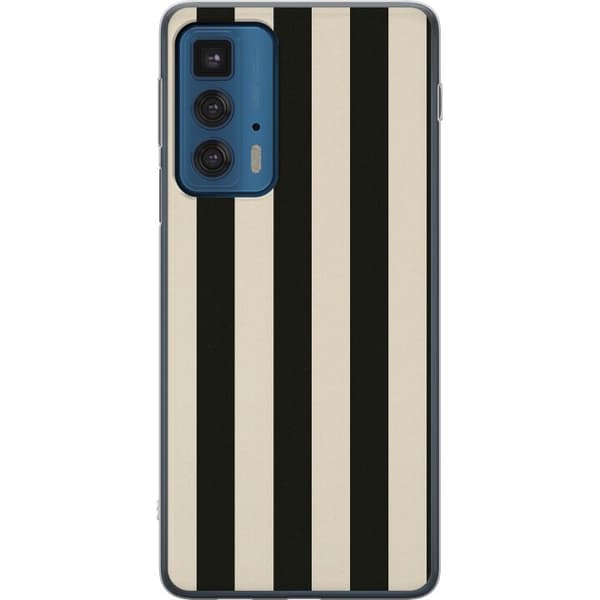 Motorola Edge 20 Pro Gennemsigtig cover Linje Flow