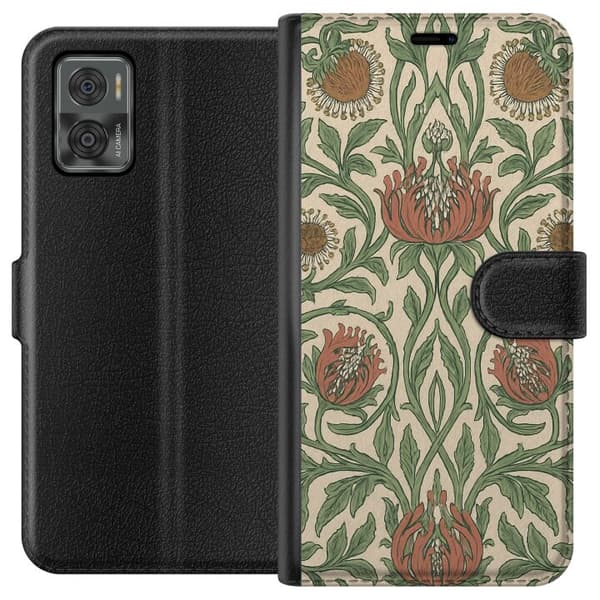 Motorola Moto E22i Lommeboketui Bladedetaljer