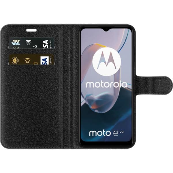 Motorola Moto E22i Lompakkokotelo Muoviton Chic