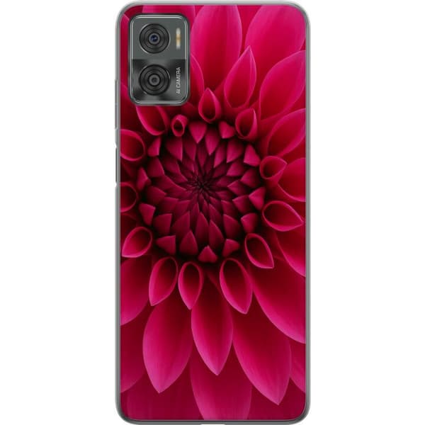 Motorola Moto E22i Gennemsigtig cover Rosecore