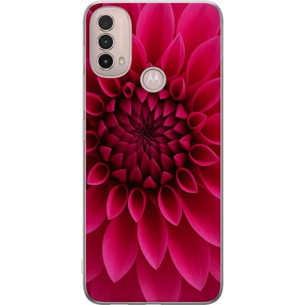 Motorola Moto E40 Genomskinligt Skal Rosecore