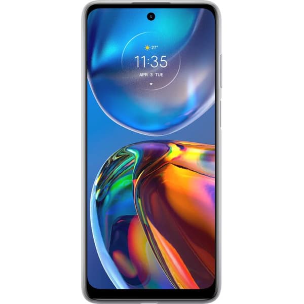 Motorola Moto E32s Läpinäkyvä kuori Sydänverkko