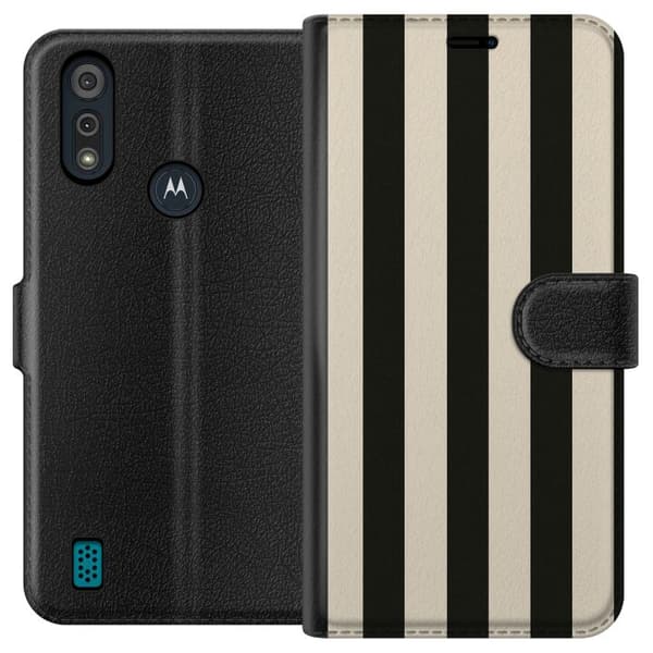 Motorola Moto E6i Lommeboketui Linjestrøm