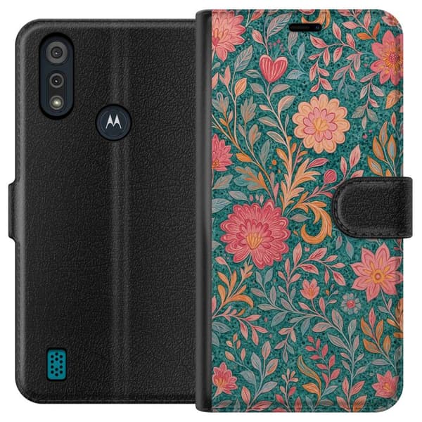Motorola Moto E6i Lommeboketui Floral Dream