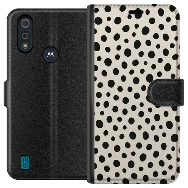 Motorola Moto E6i Tegnebogsetui Dot Dance