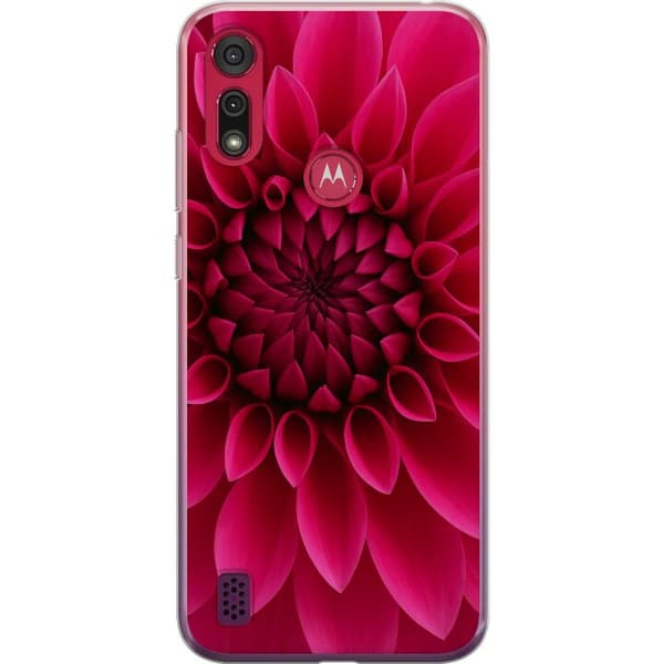 Motorola Moto E6s (2020) Gennemsigtig cover Rosecore