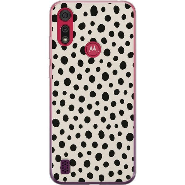 Motorola Moto E6s (2020) Läpinäkyvä kuori Dot Dance