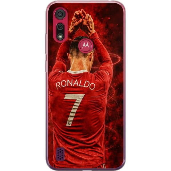 Motorola Moto E6s (2020) Läpinäkyvä kuori Ronaldo