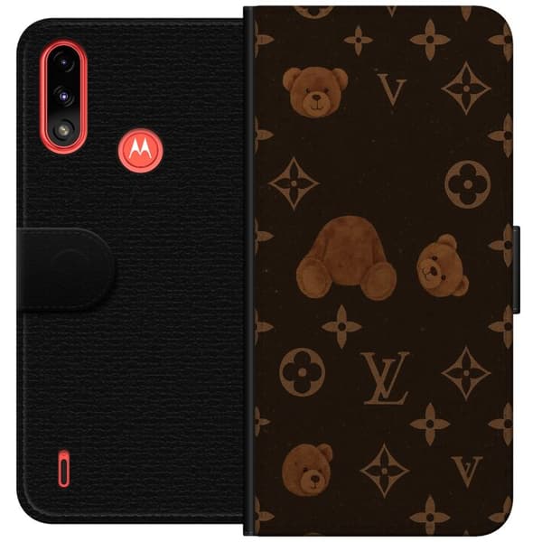 Motorola Moto E7 Power Plånboksfodral Plush Luxe