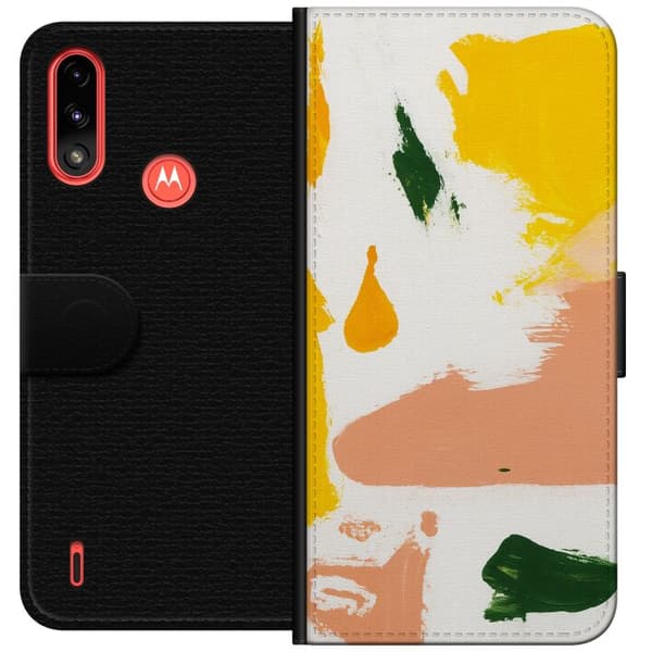 Motorola Moto E7 Power Lompakkokotelo Muoviton Chic