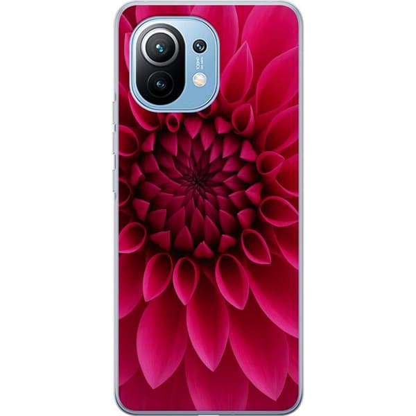Xiaomi Mi 11 Gjennomsiktig deksel Rosecore