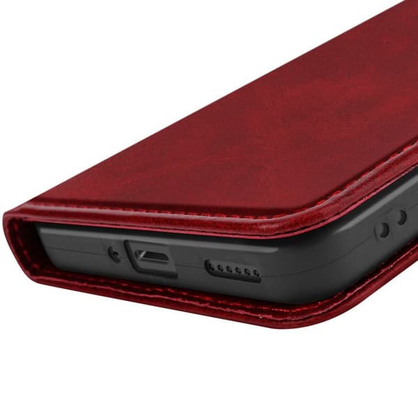 Fodral för Nothing Phone 3a Pro Flip Stöd Plånbok Röd