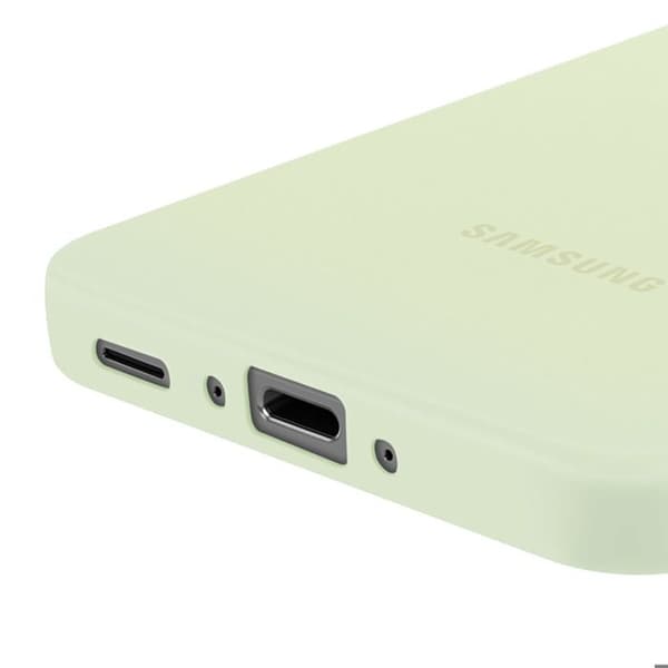 Coque för Samsung Galaxy A36 Silikon Flexibel Mjuk Beröring Original Samsung Ljusgrön