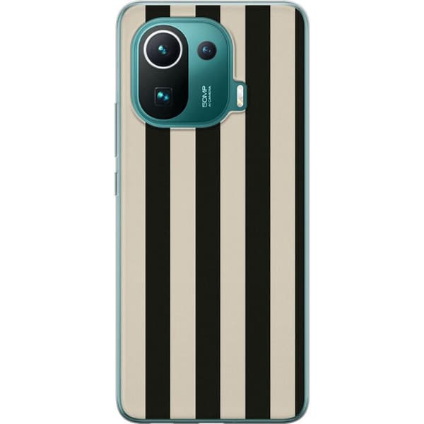 Xiaomi Mi 11 Pro Genomskinligt Skal Line Flow