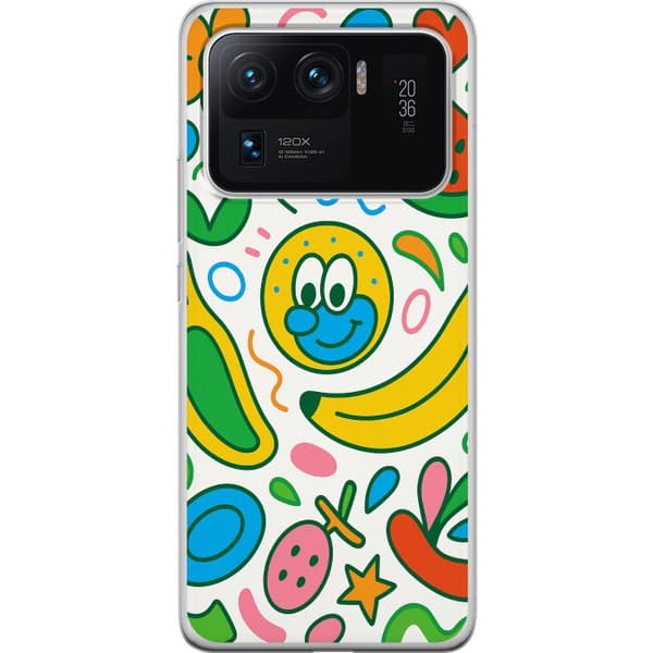 Xiaomi Mi 11 Ultra Genomskinligt Skal Butterfly Veil