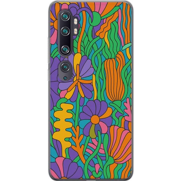 Xiaomi Mi Note 10 Gennemsigtig cover Farveeksplosion