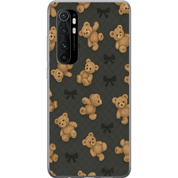 Xiaomi Mi Note 10 Lite Gennemsigtig cover Teddy Knus