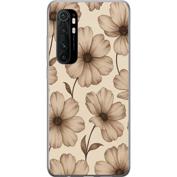 Xiaomi Mi Note 10 Lite Gennemsigtig cover Pastel Rush