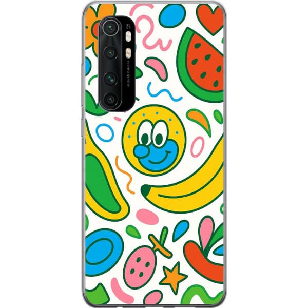 Xiaomi Mi Note 10 Lite Genomskinligt Skal Butterfly Veil
