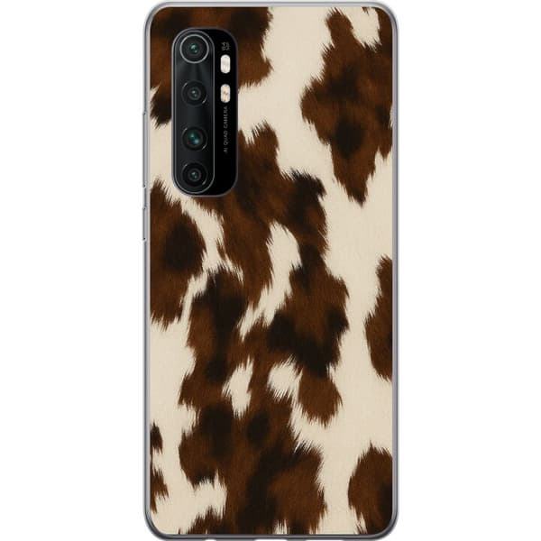 Xiaomi Mi Note 10 Lite Gennemsigtig cover Farve Sprøjt