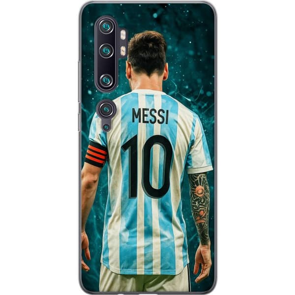 Xiaomi Mi Note 10 Pro Gennemsigtig cover Messi