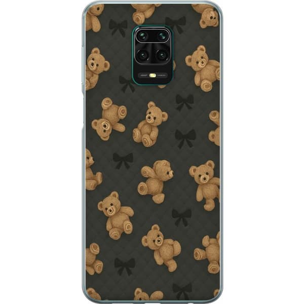 Xiaomi Redmi Note 9 Pro Läpinäkyvä kuori Teddy Halauksia