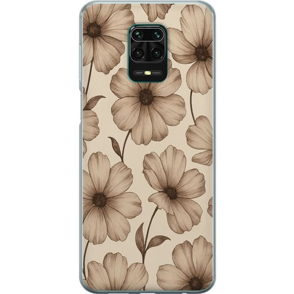 Xiaomi Redmi Note 9 Pro Gennemsigtig cover Pastel Rush
