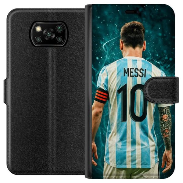 Xiaomi Poco X3 NFC Tegnebogsetui Messi