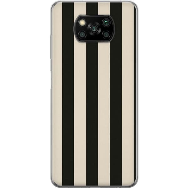 Xiaomi Poco X3 NFC Gennemsigtig cover Linje Flow