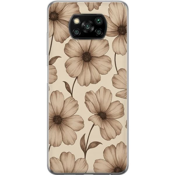 Xiaomi Poco X3 NFC Gennemsigtig cover Pastel Rush