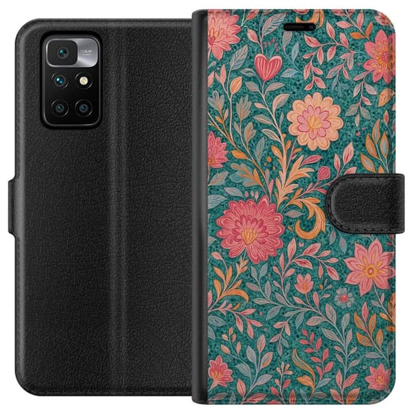 Xiaomi Redmi 10 Tegnebogsetui Floral Dream