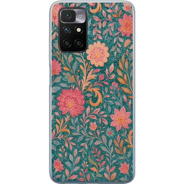Xiaomi Redmi 10 Gjennomsiktig deksel Floral Dream