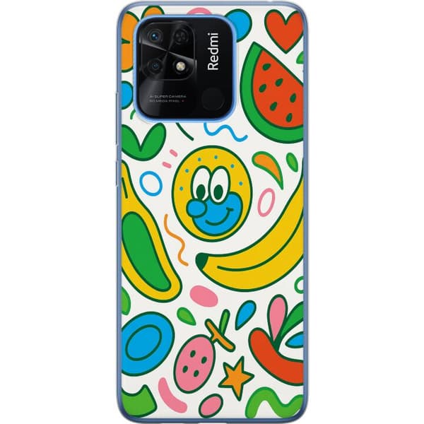 Xiaomi Redmi 10C Läpinäkyvä kuori Perhosverho