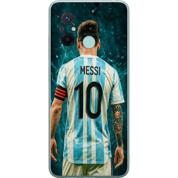 Xiaomi Redmi 12C Gennemsigtig cover Messi