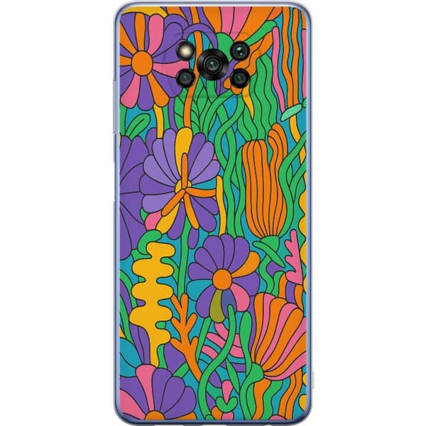 Xiaomi Poco X3 Pro Genomskinligt Skal Color Pop