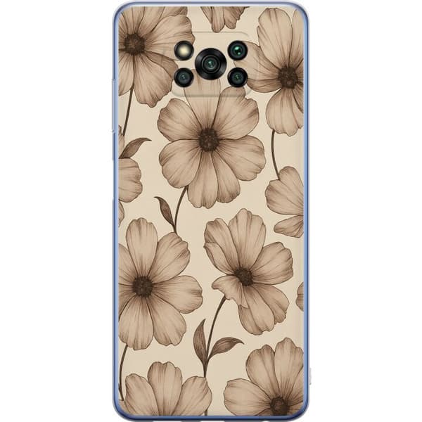 Xiaomi Poco X3 Pro Gennemsigtig cover Pastel Rush