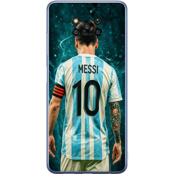 Xiaomi Poco X3 Pro Gjennomsiktig deksel Messi