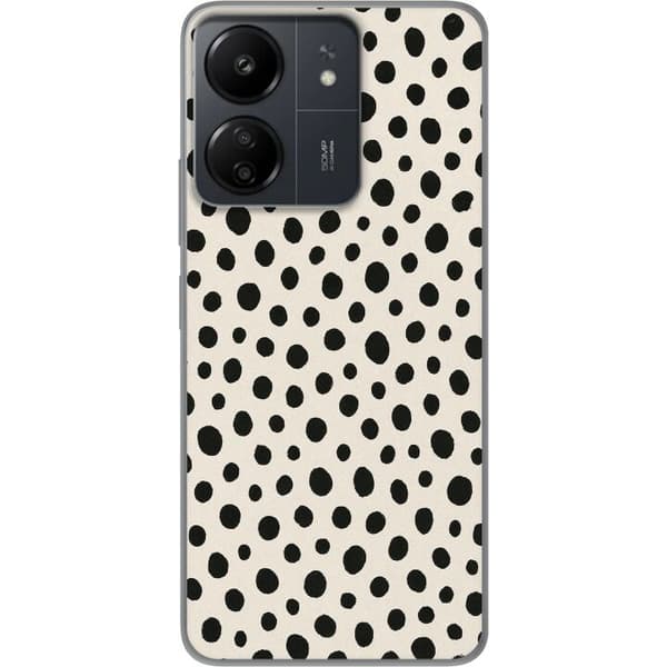 Xiaomi Redmi 13C Genomskinligt Skal Dot Dance