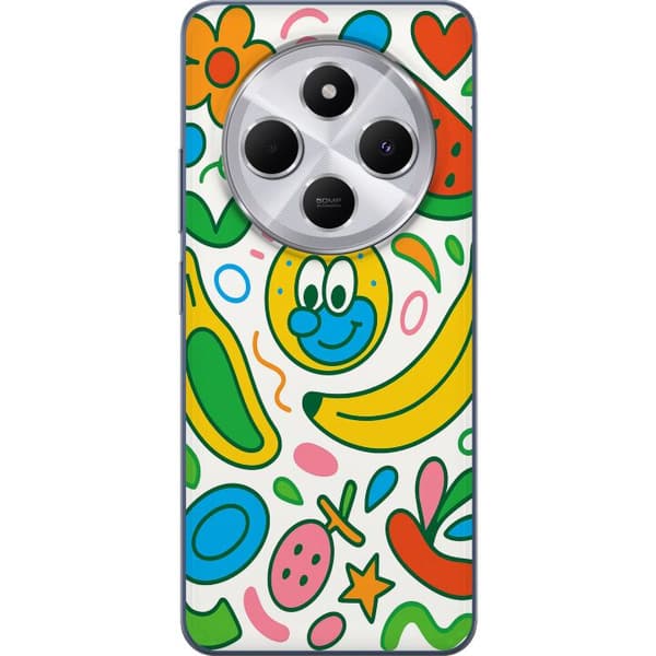 Xiaomi Redmi 14C Gennemsigtig cover Sommerfugle Slør