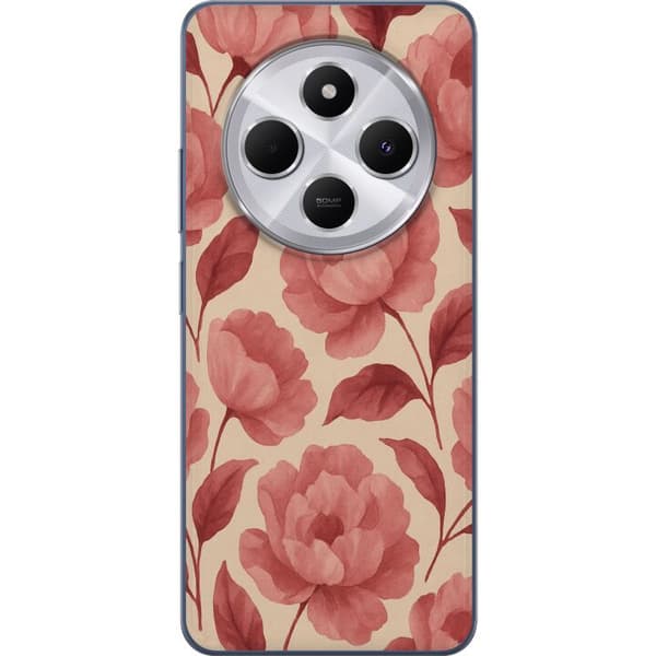 Xiaomi Redmi 14C Gjennomsiktig deksel Rose Blomst