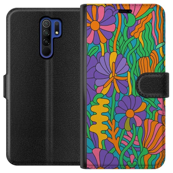 Xiaomi Redmi 9 Lompakkokotelo Värien räjähdys