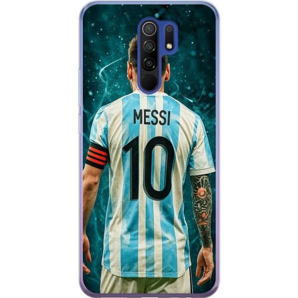 Xiaomi Redmi 9 Läpinäkyvä kuori Messi