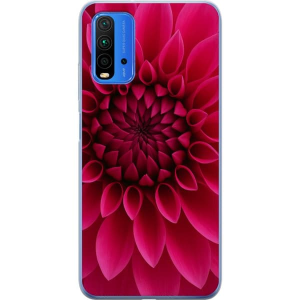 Xiaomi Redmi 9T Gjennomsiktig deksel Rosecore