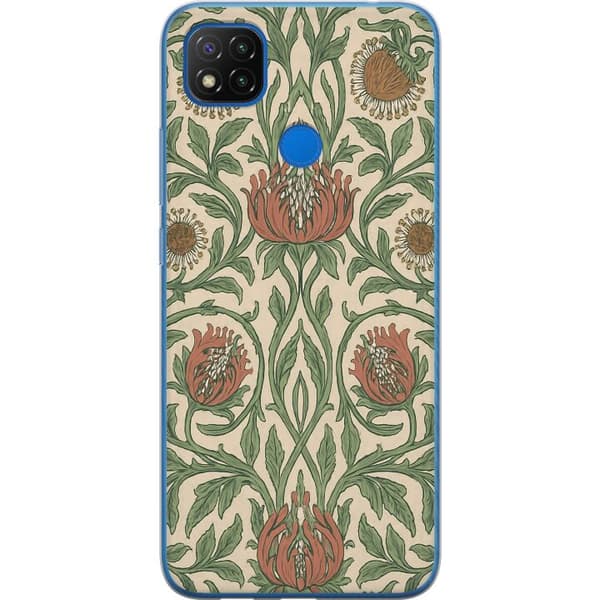 Xiaomi Redmi 9C NFC Genomskinligt Skal Petal Details