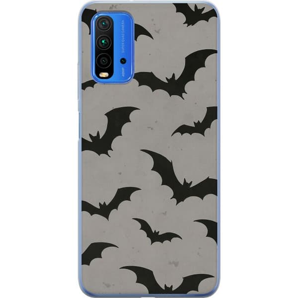 Xiaomi Redmi 9T Genomskinligt Skal Flutterprint